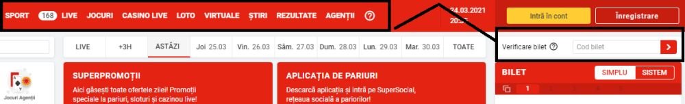 Platforma superbet.ro