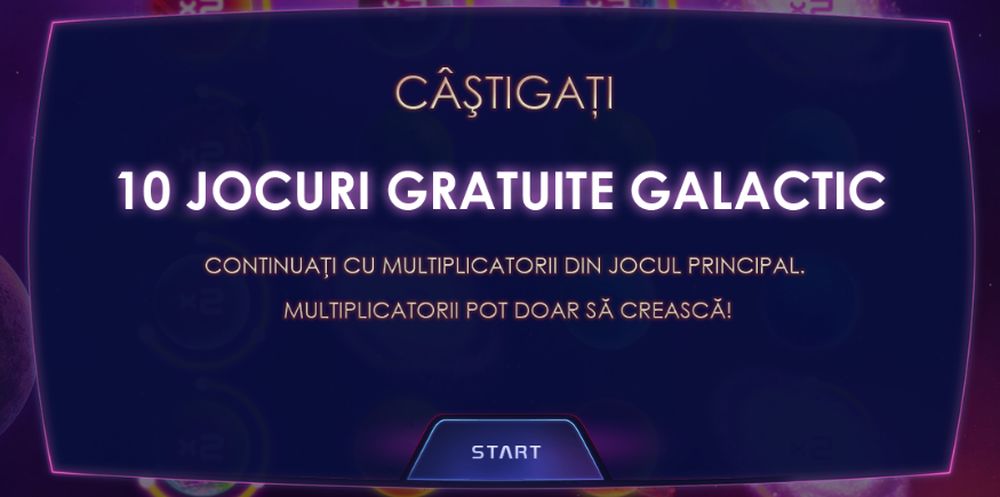 Galactic Streak rotiri gratuite Playtech