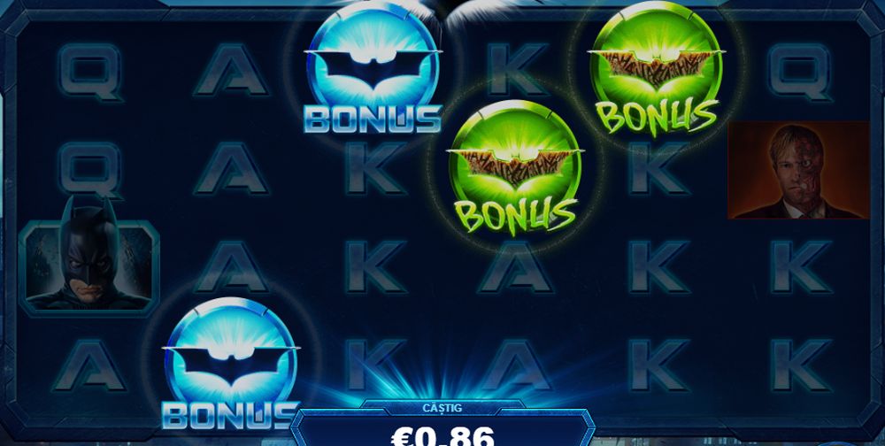 The Dark Knight free spins sticky wilds