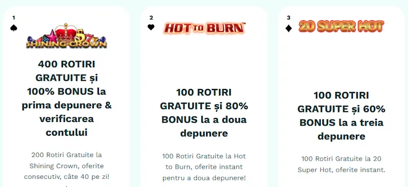 Bonus de bun venit MagicJackpot