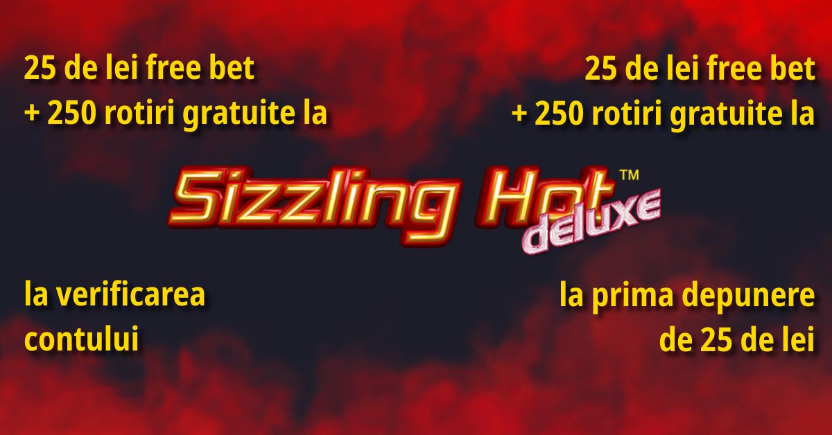 500 de rotiri gratuite fără depunere la Sizzling Hot Deluxe